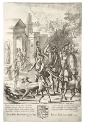Evander und Aeneas in Palentium. Zustand 4